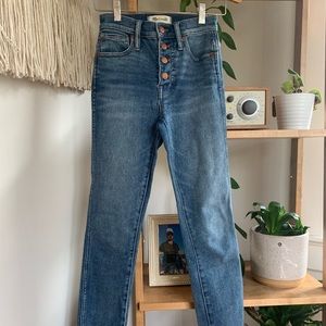 Madewell 10” high rise skinny jean